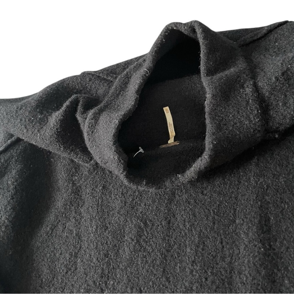 Free People Black Cowl Neck Sweater Relaxed Fit - Picture 9 of 10